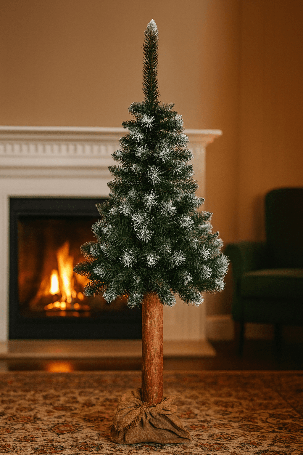 160cm - CHOINKA NA PNIU SOSNA DIAMENTOWA "Snow Dream"